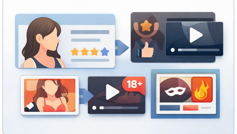 Korean AV 콘텐츠 특징과 시청 흐름